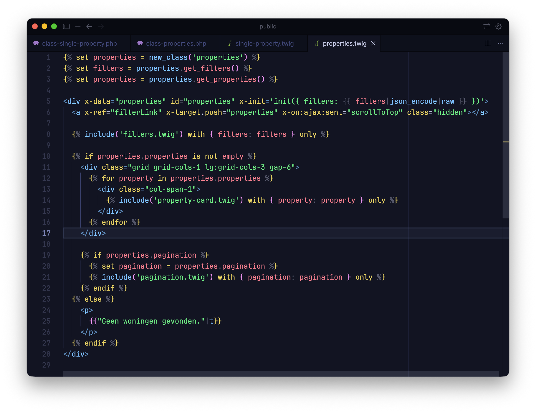 Maatwerk codering in WordPress voor vastgoedwebsites